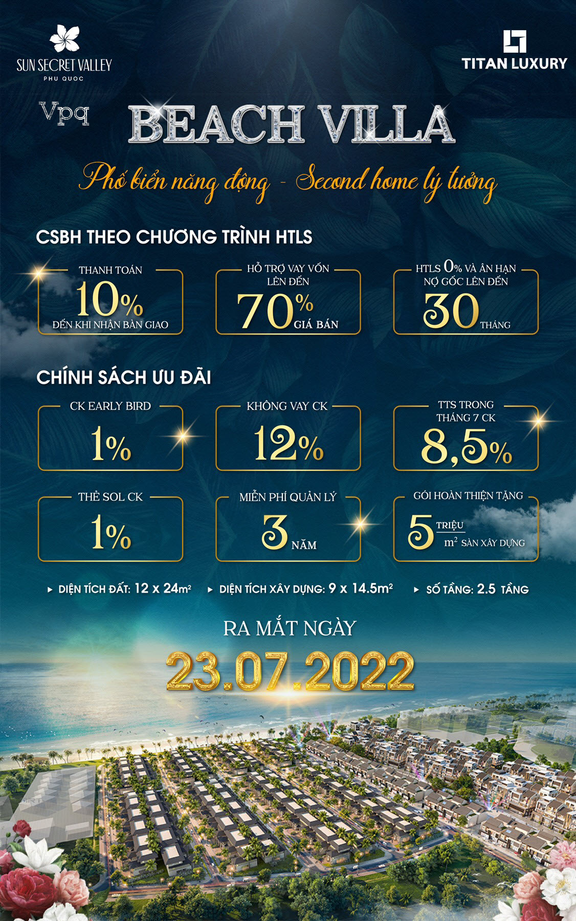 Beach Villa - Phố biển năng động, Second home l&yacute; tưởng