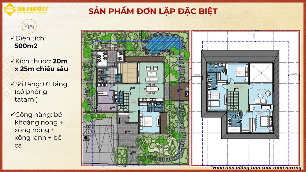 Biệt thự đơn lập Sun Beauty Onsen Thanh Hóa - Bản đặc biệt