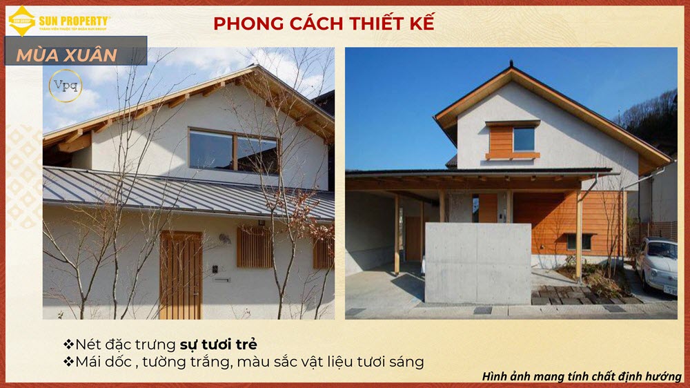 Phong cách thiết kế biệt thự mùa xuân Sun Beauty Onsen Village