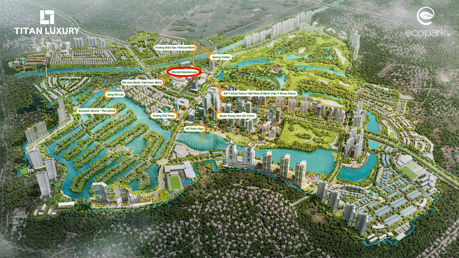Vị trí dự án căn hộ Meraki Residences