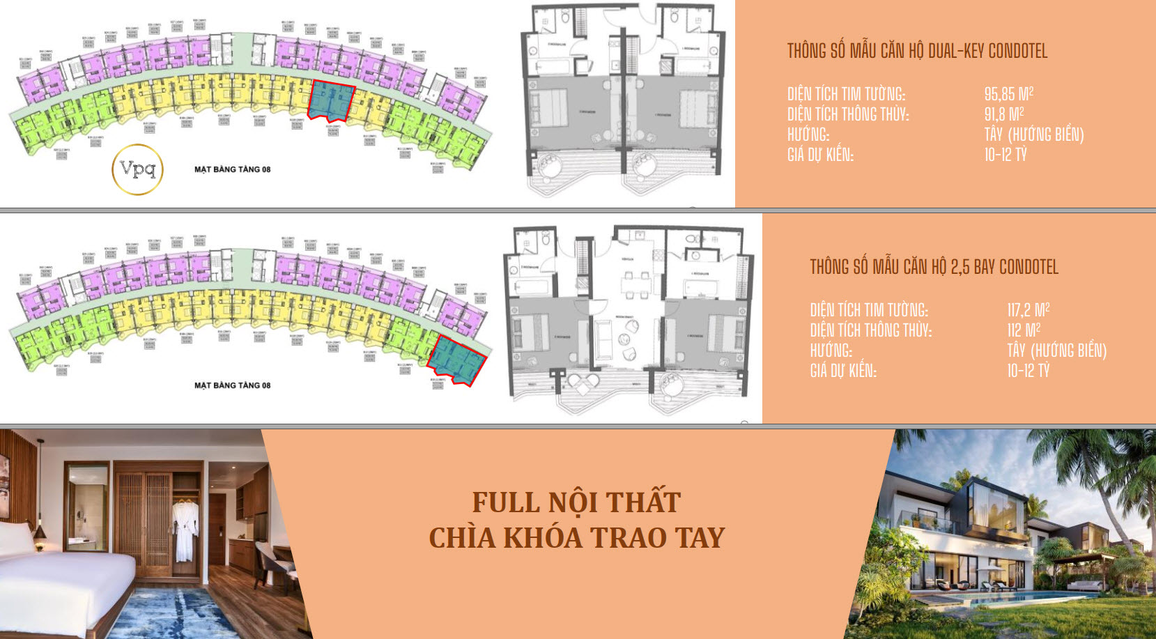 Condotel Felicity Phú Quốc bàn giao full nội thất