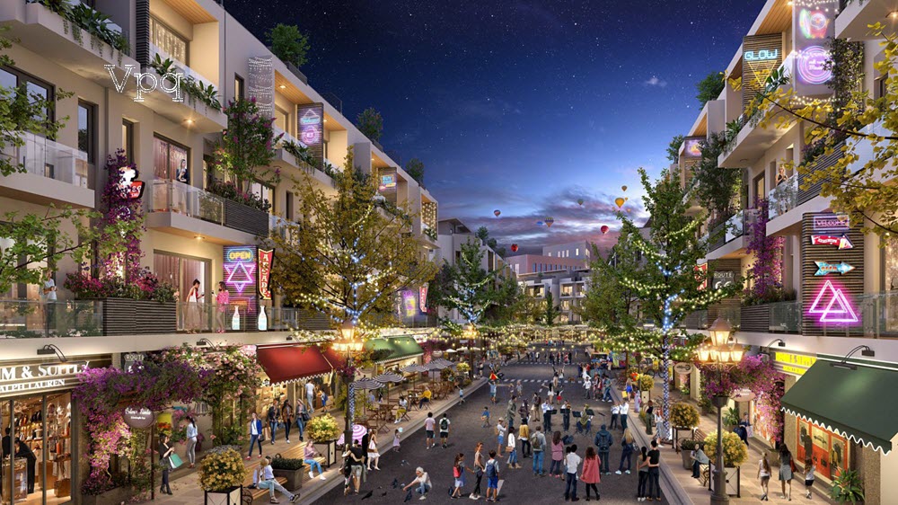 Phố đi bộ tại Hacom Mall Ninh Thuận