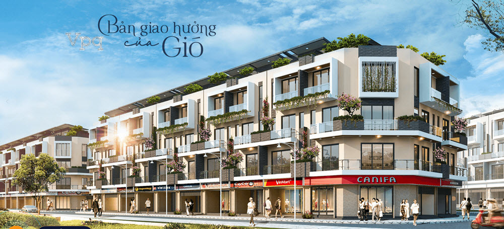 Phối cảnh Shophouse Hacom Mall Ninh Thuận