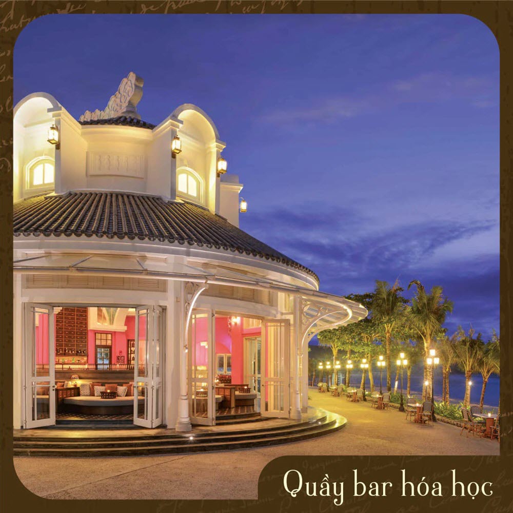 Quầy bar hóa học tại JW Marriot Phu Quoc Resort