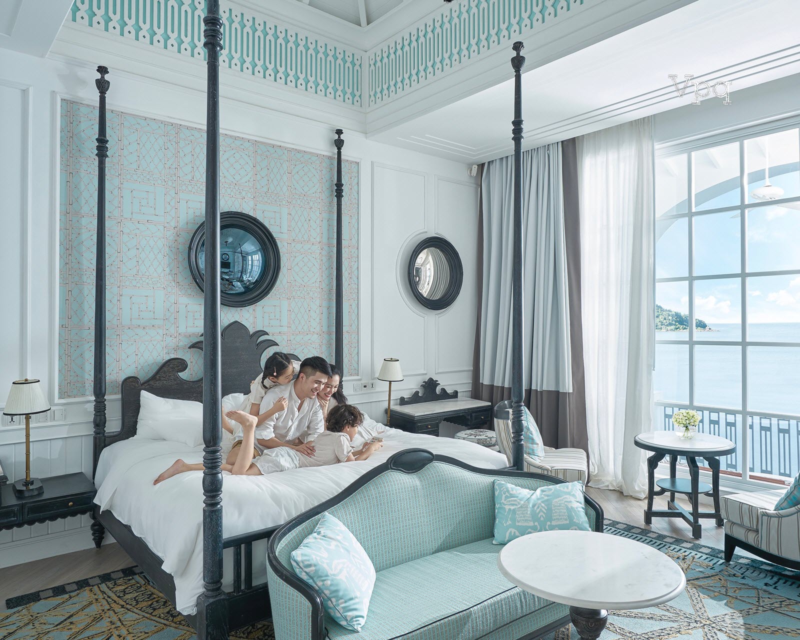 Không gian phía trong phòng nghỉ JW Marriot Phu Quoc Resort