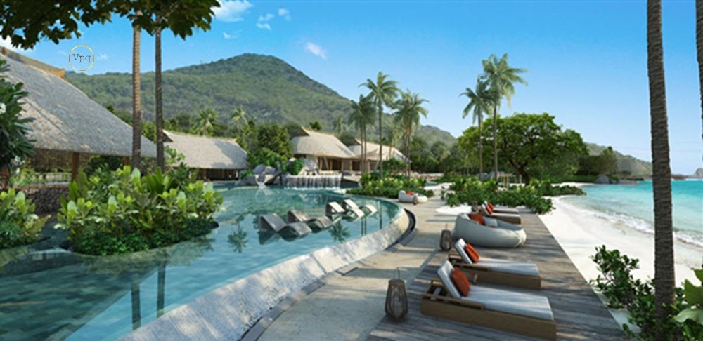 Phối cảnh nhà hàng, Clubhouse LUXNAM* Phú Quốc