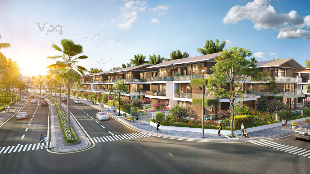 Phối cảnh biệt thự Crystal Villa - Đơn lập