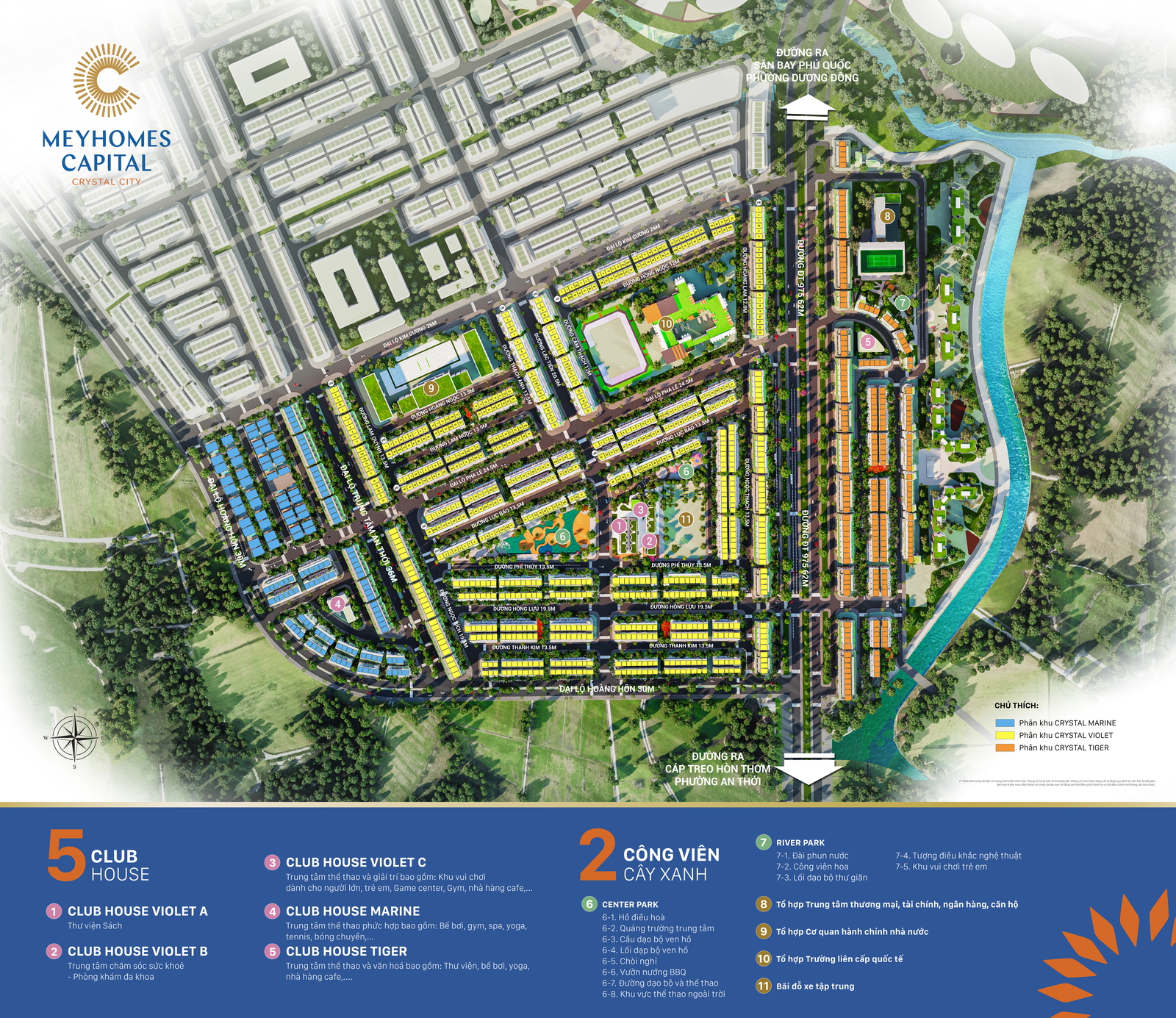 Mặt bằng Crystal City - Meyhomes Capital Ph&uacute; Quốc