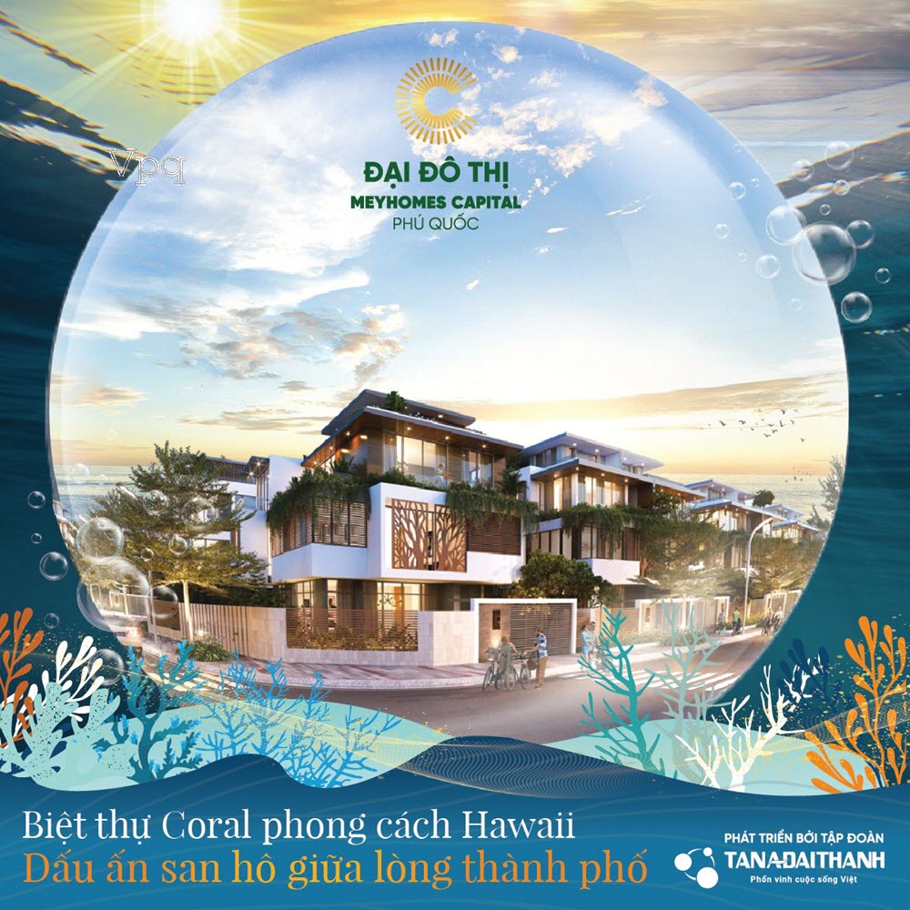 Phối cảnh biệt thự đơn lập Coral Hawaii