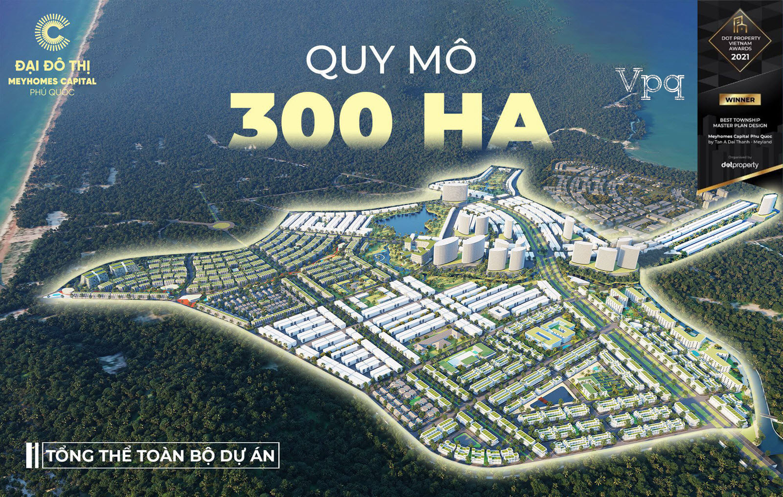 To&agrave;n cảnh đại đ&ocirc; thị Meyhomes Capital Ph&uacute; Quốc