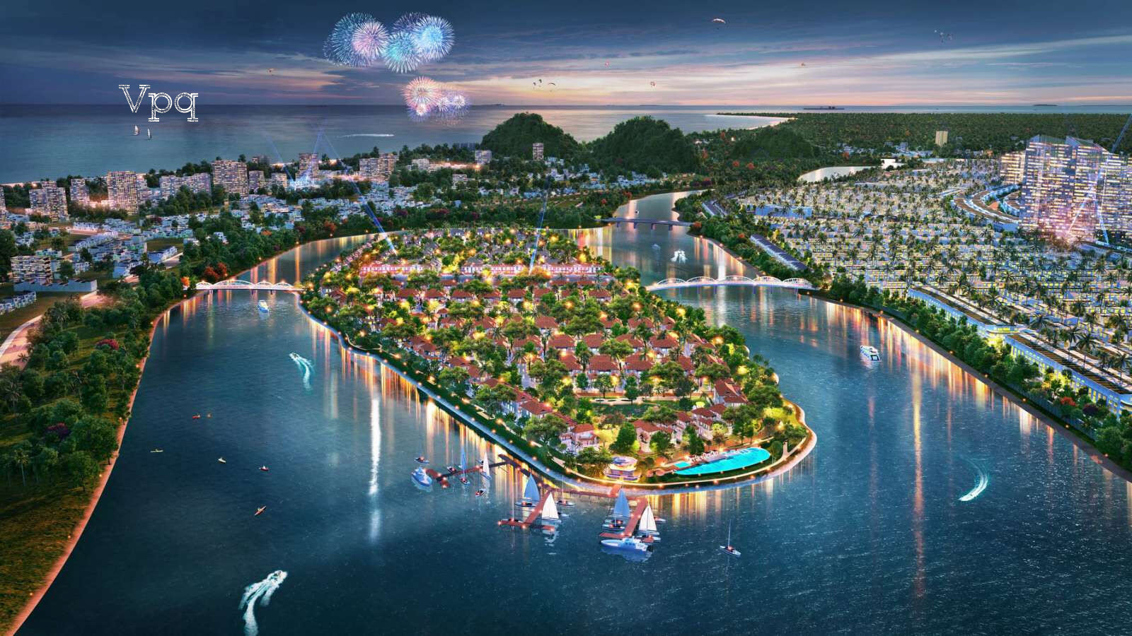 Sunneva Island sở hữu vị trí đảo Đồng Nò với phong thủy thịnh vượng