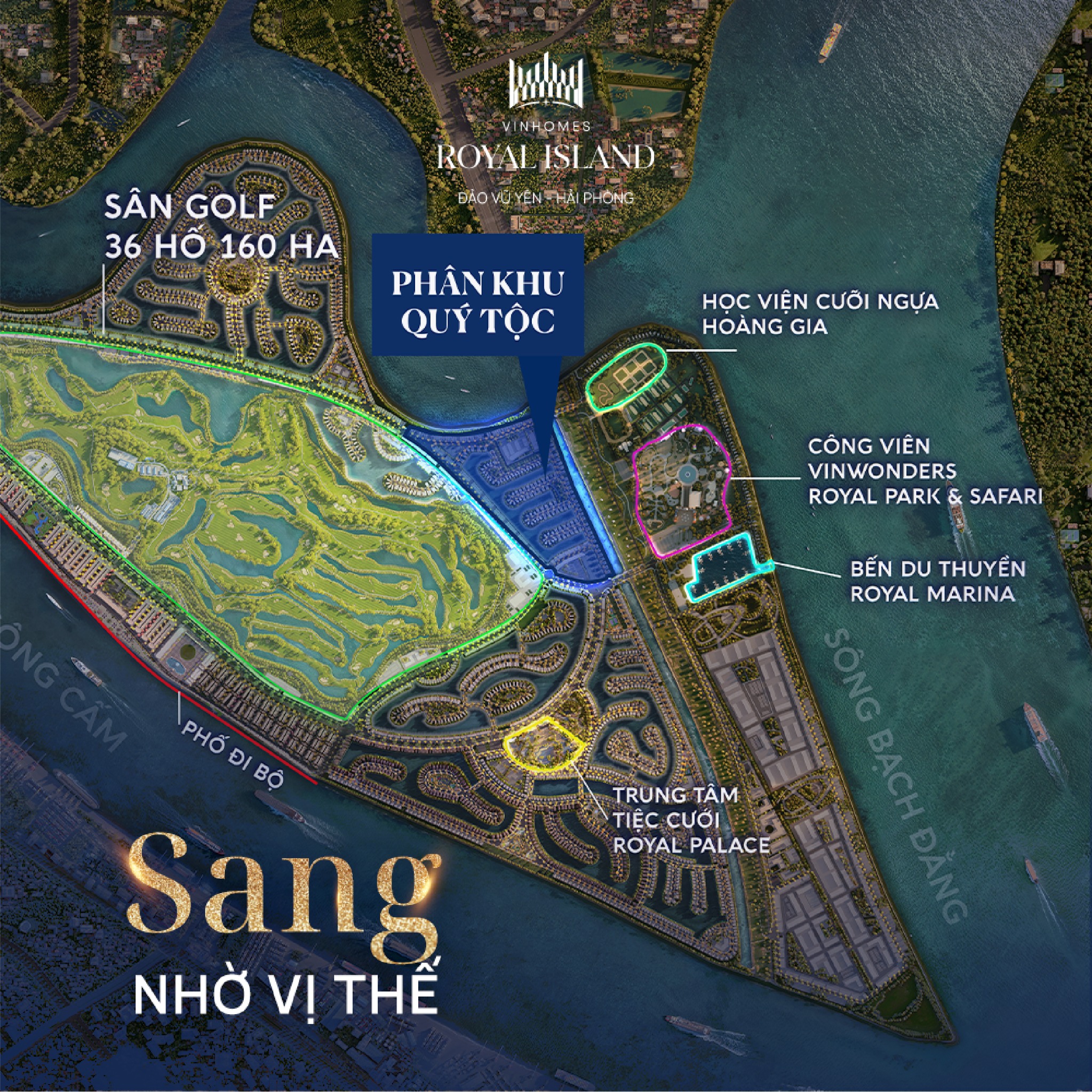 Vị trí phân khu Quý Tộc