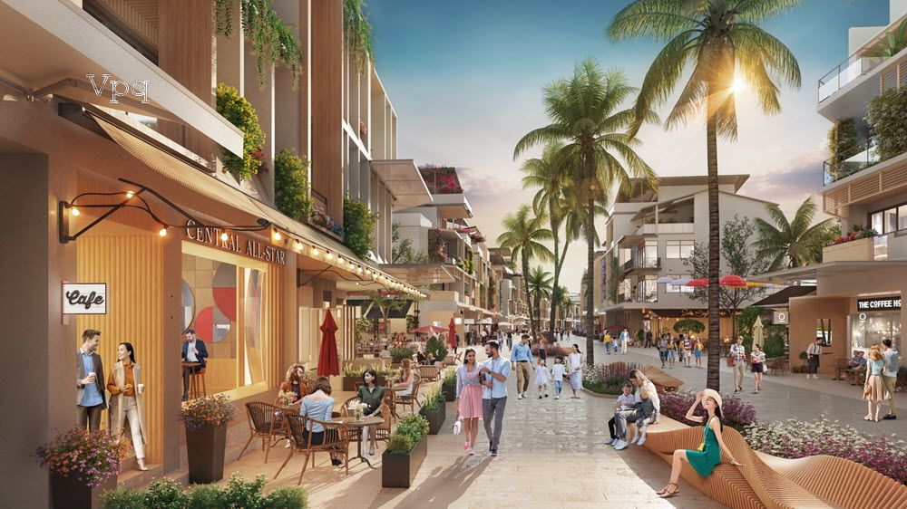 Paradise Walk sẽ hưởng lợi tiện ích từ đảo thiên đường