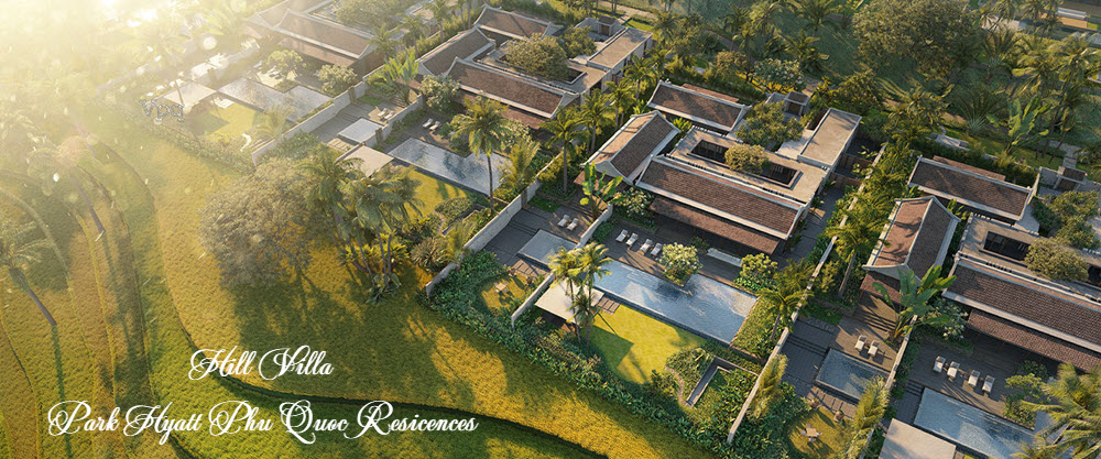 Phối cảnh dinh thự Hill Villa Park Hyatt Ph&uacute; Quốc