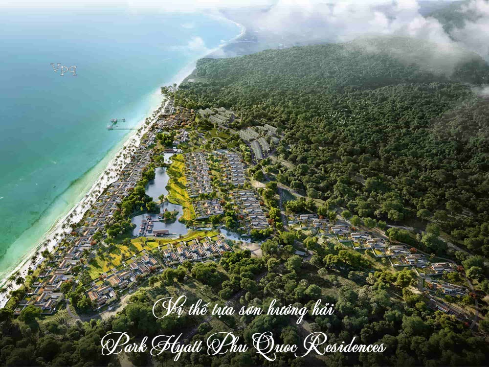Vị tr&iacute; thủy tụ minh đường của Park Hyatt Ph&uacute; Quốc