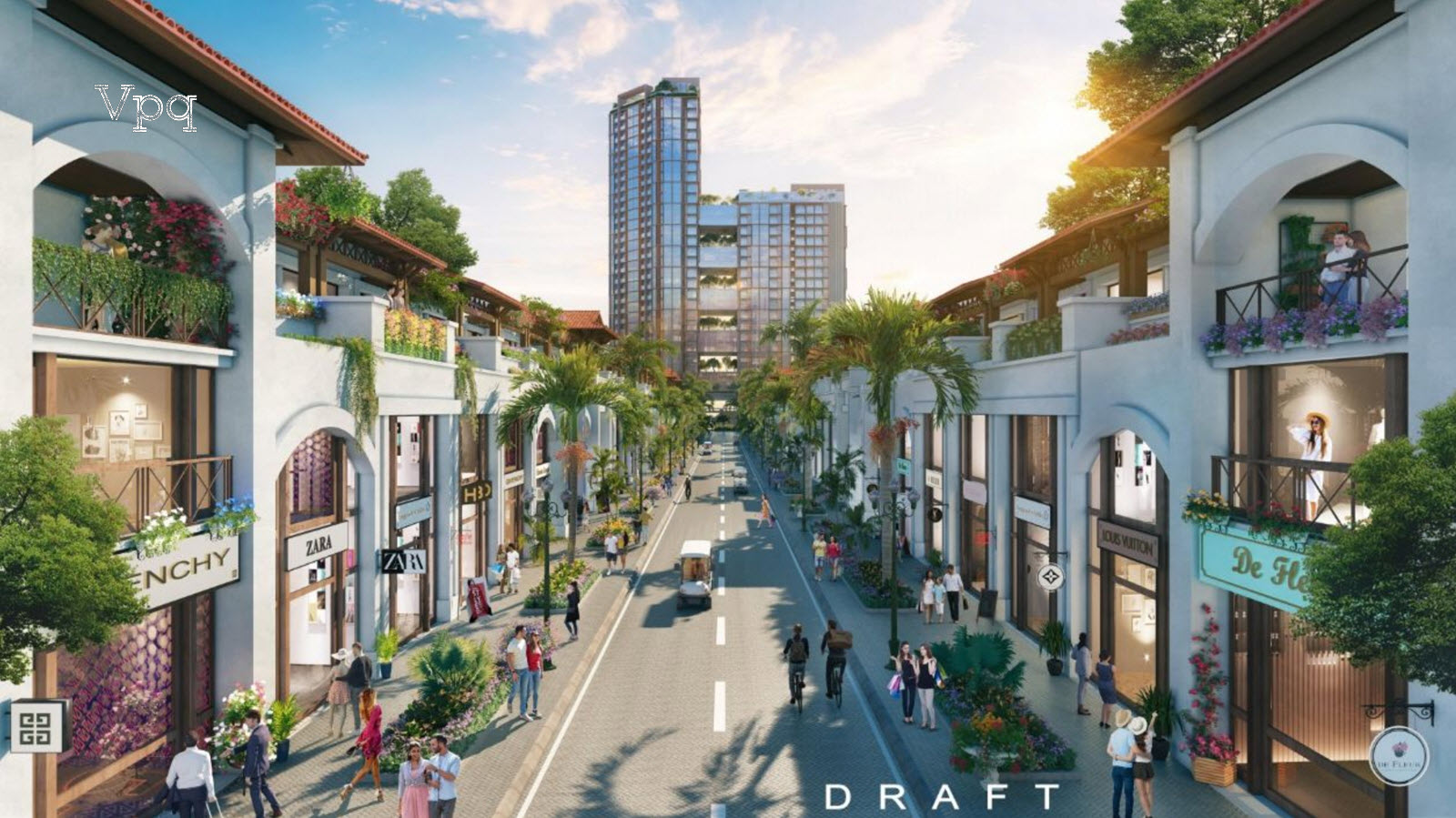 Phối cảnh Shop Villa dự án Sun Riva Vista