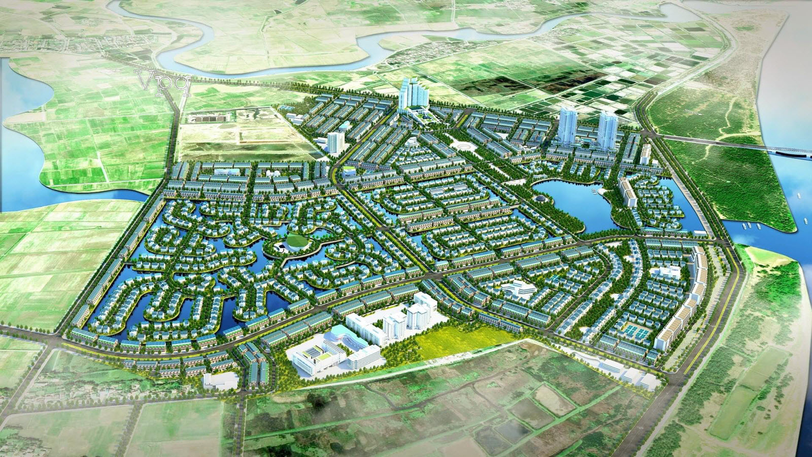 Phối cảnh dự án Ecopark Vinh - Eco Central Park