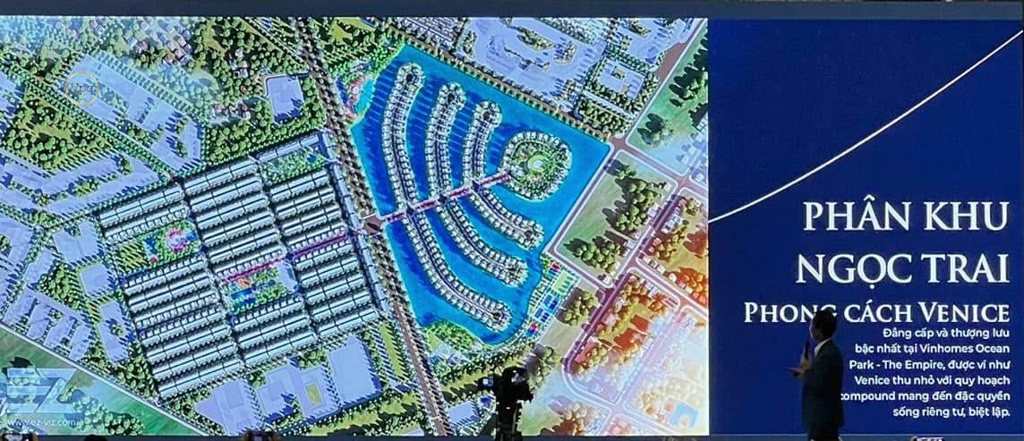 Phân khu Ngọc Trai The Empire Vinhomes Ocean Park mang phong cách kiến trúc Venice