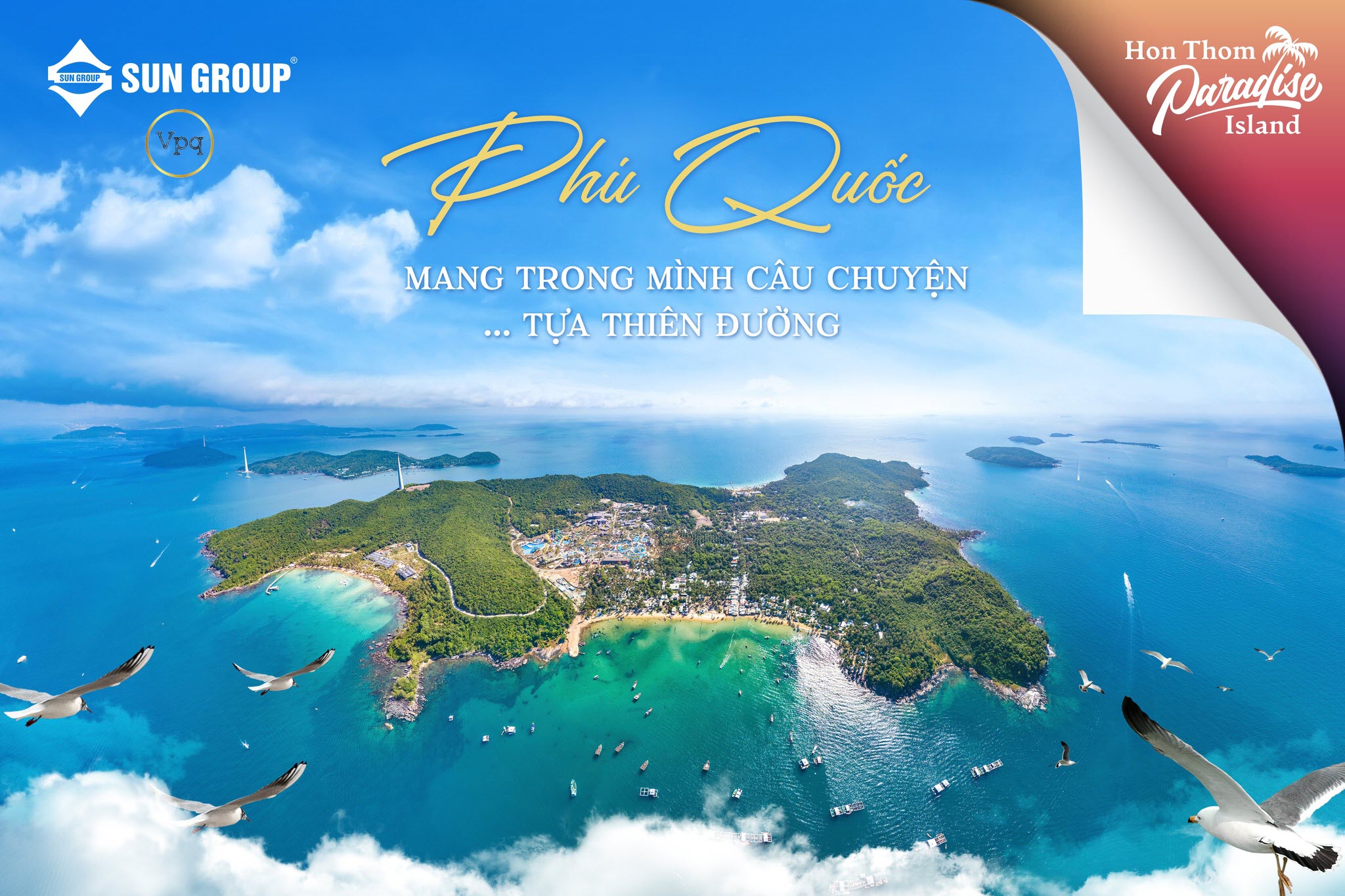 Toàn cảnh Đảo Thiên Đường Hòn Thơm - Hon Thom Paradise Island