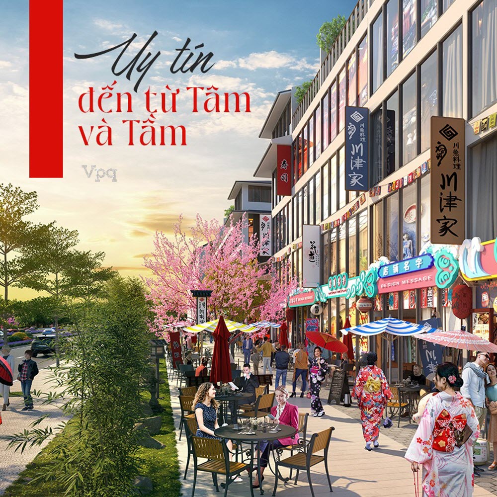 Các tuyến phố đi bộ tại Townhouse Koto