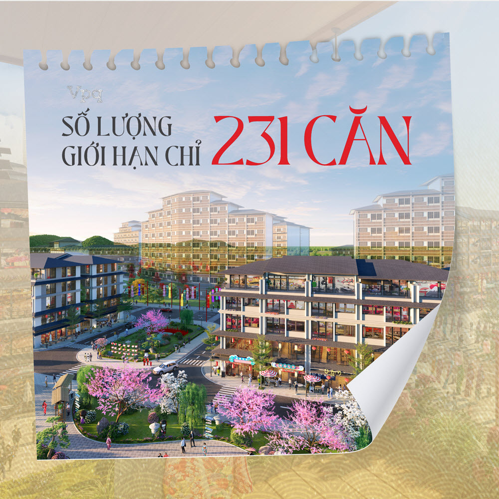 231 căn nhà phố thương mại Townhouse Koto