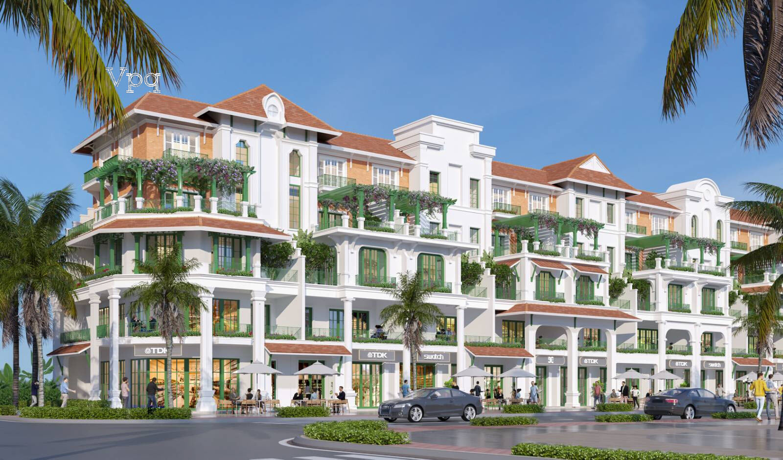 Phối cảnh Townhouse đảo Ánh Dương Sunneva Island Đà Nẵng