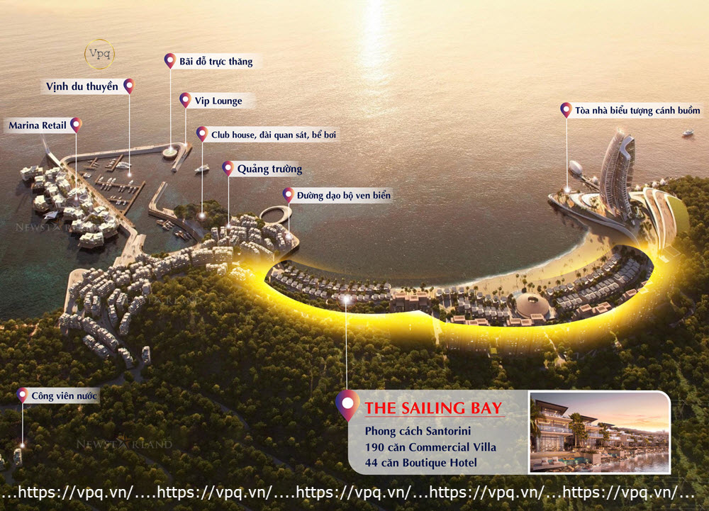 Vị trí dự án The Sailing Bay Hòn Thơm