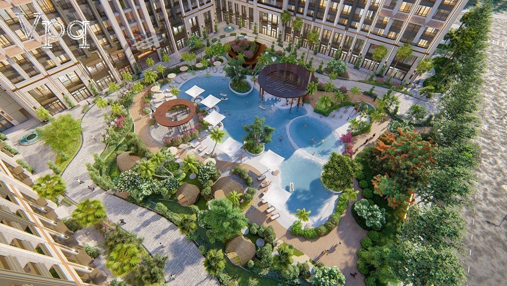 Phối cảnh bể bơi The 5Way Phú Quốc