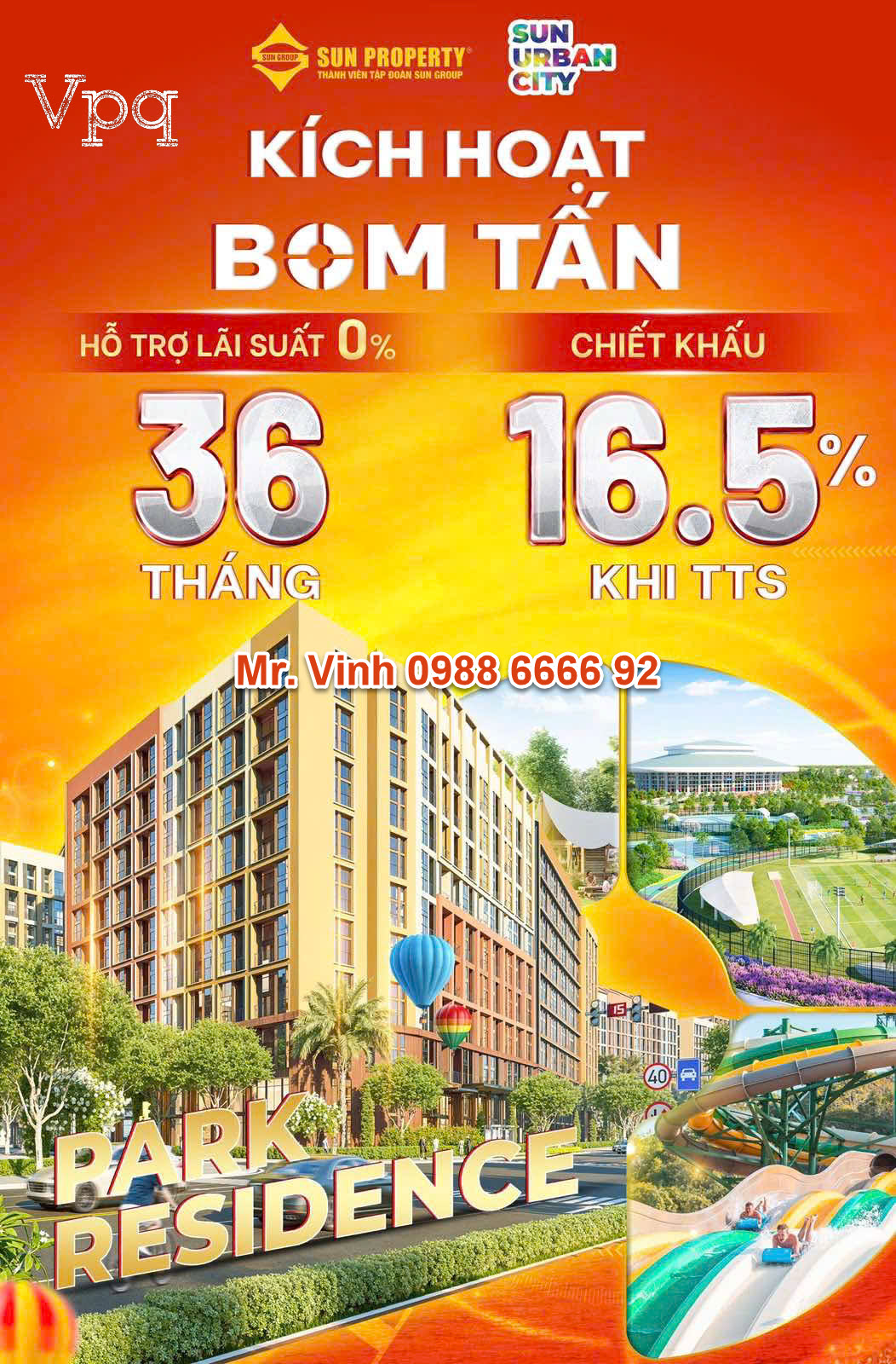 Ch&iacute;nh s&aacute;ch b&aacute;n h&agrave;ng bom tấn Park Residence