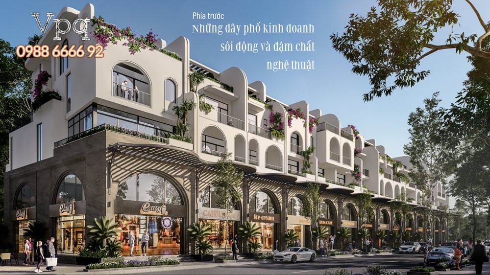 Những dãy phố kinh doanh sầm uất