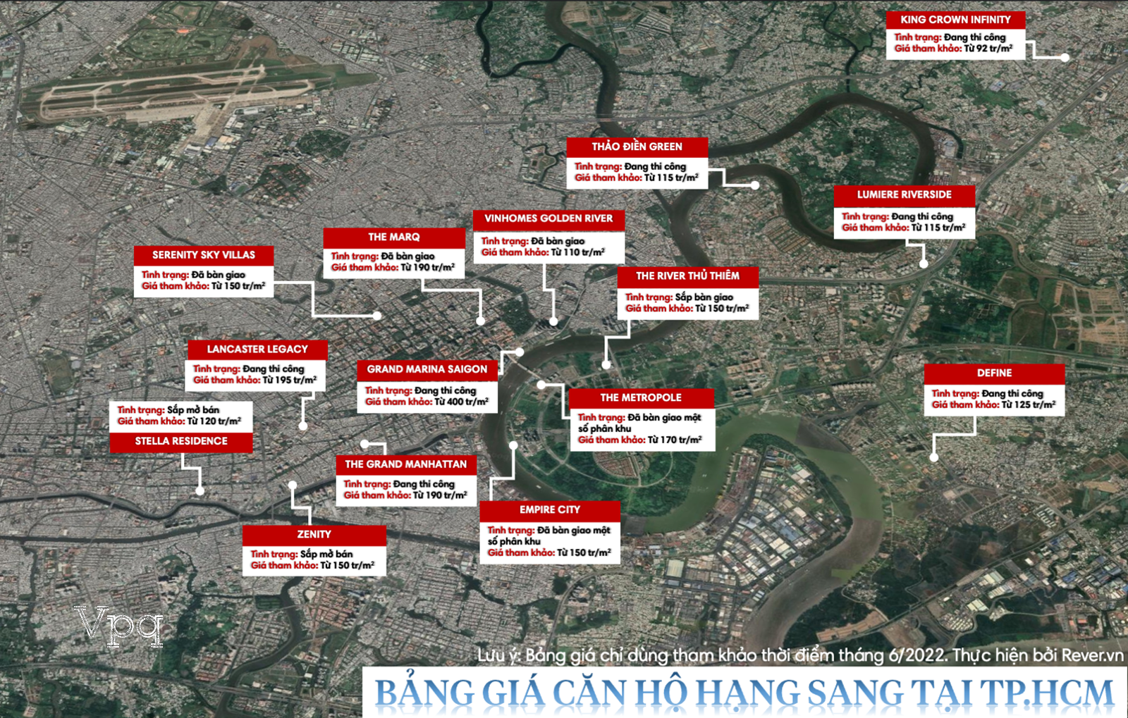 Bức tranh dự &aacute;n căn hộ hạng sang tại TP.HCM