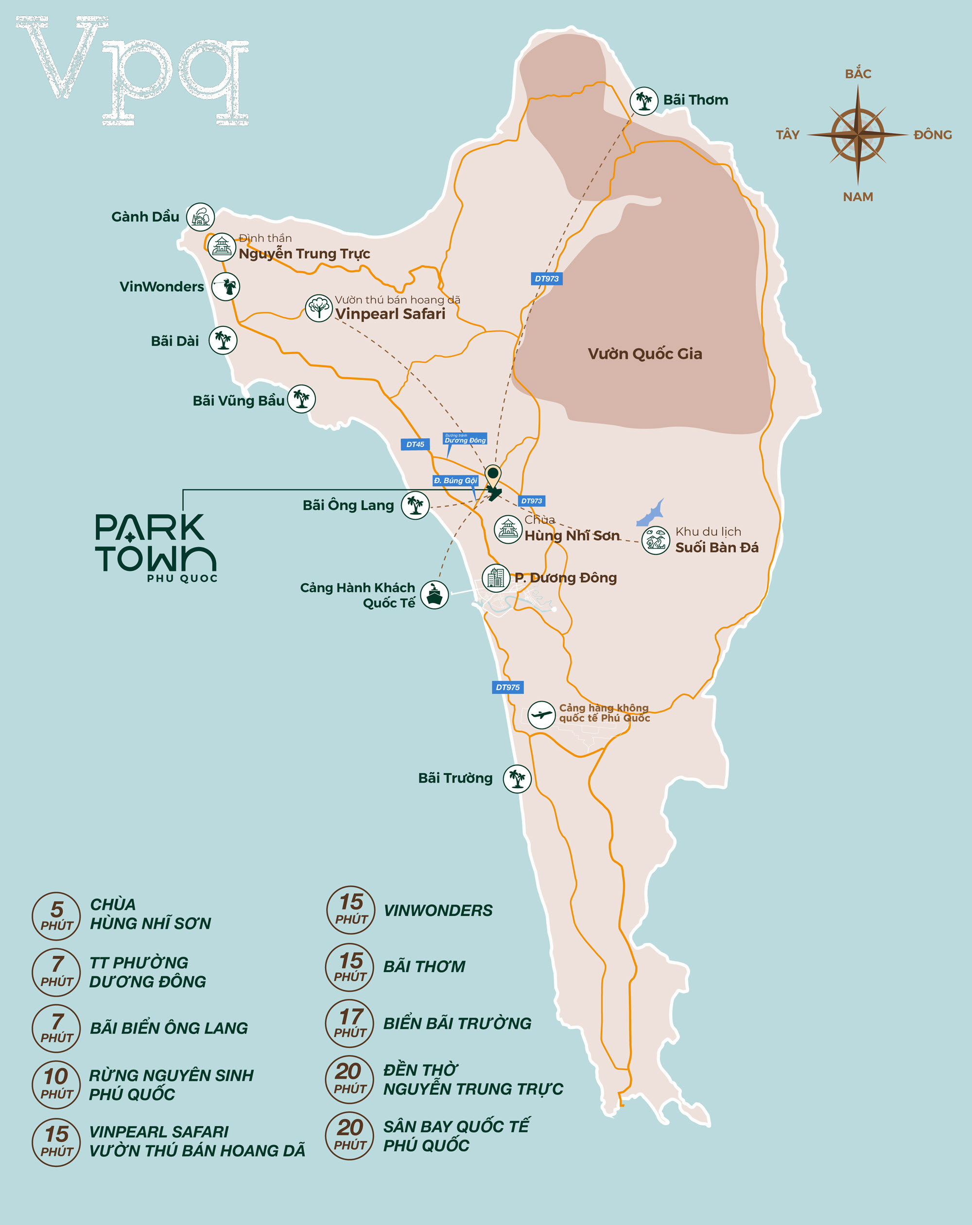 Liên kết vùng của Park Town Phú Quốc
