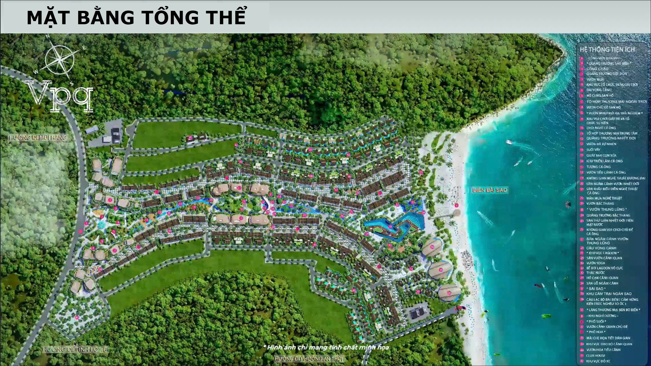 Mặt bằng tổng thể dự án Sunrise Park Villa