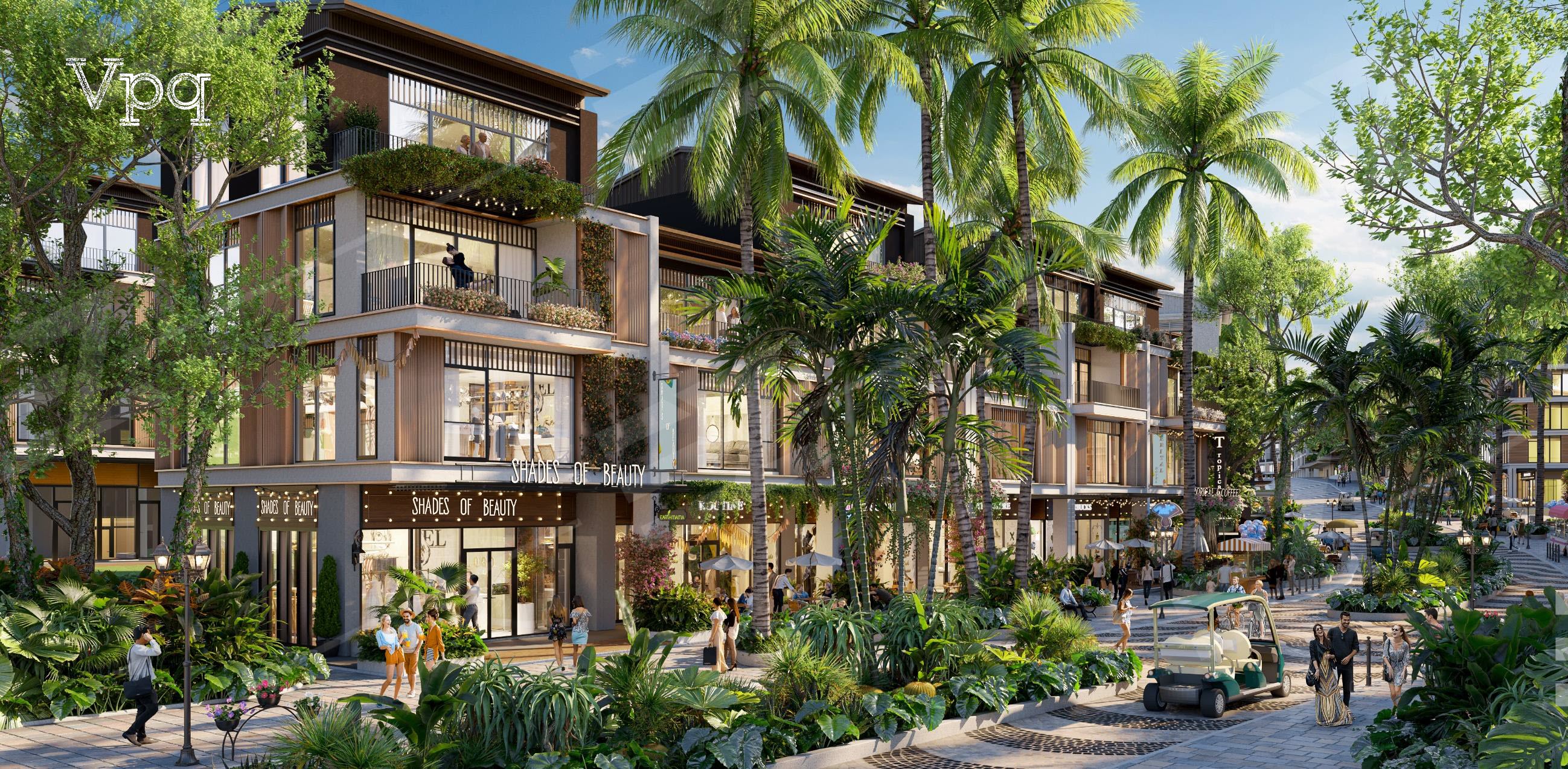 Phối cảnh mặt tiền Makaio Park House
