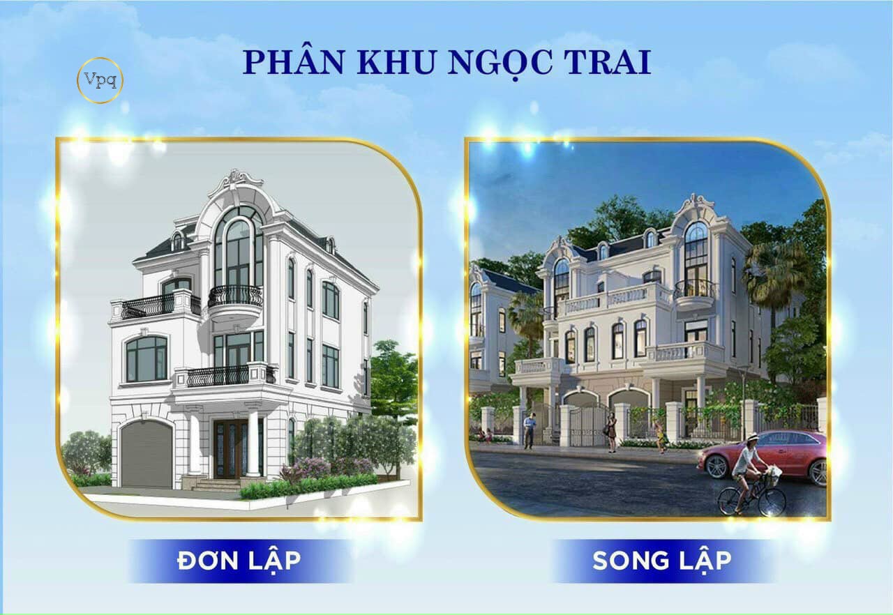 2 loại h&igrave;nh sản phẩm ph&acirc;n khu Ngọc Trai The Empire Vinhomes Ocean Park