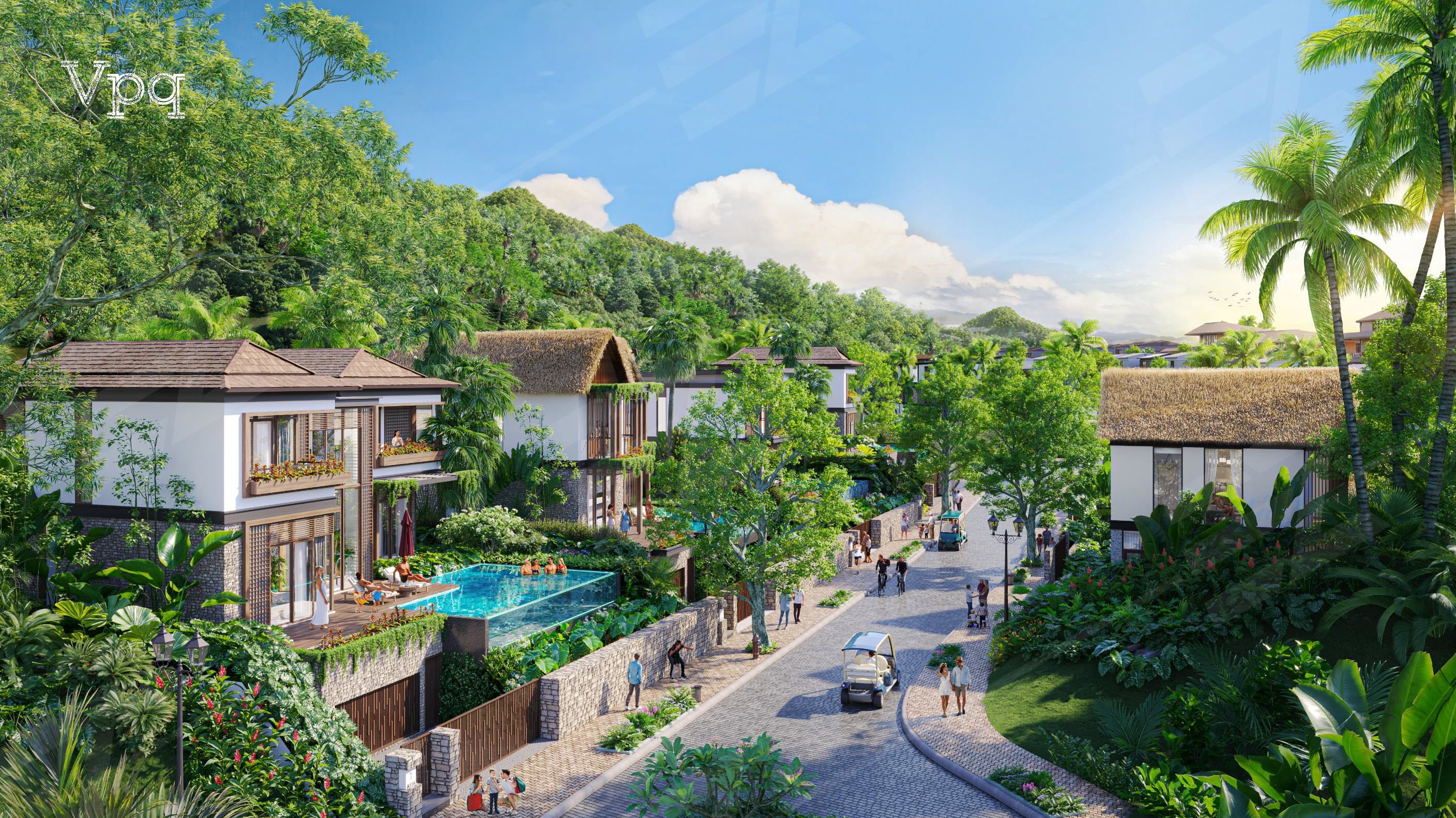 Những căn Park Villa nằm ẩn m&igrave;nh trong rừng xanh thẳm