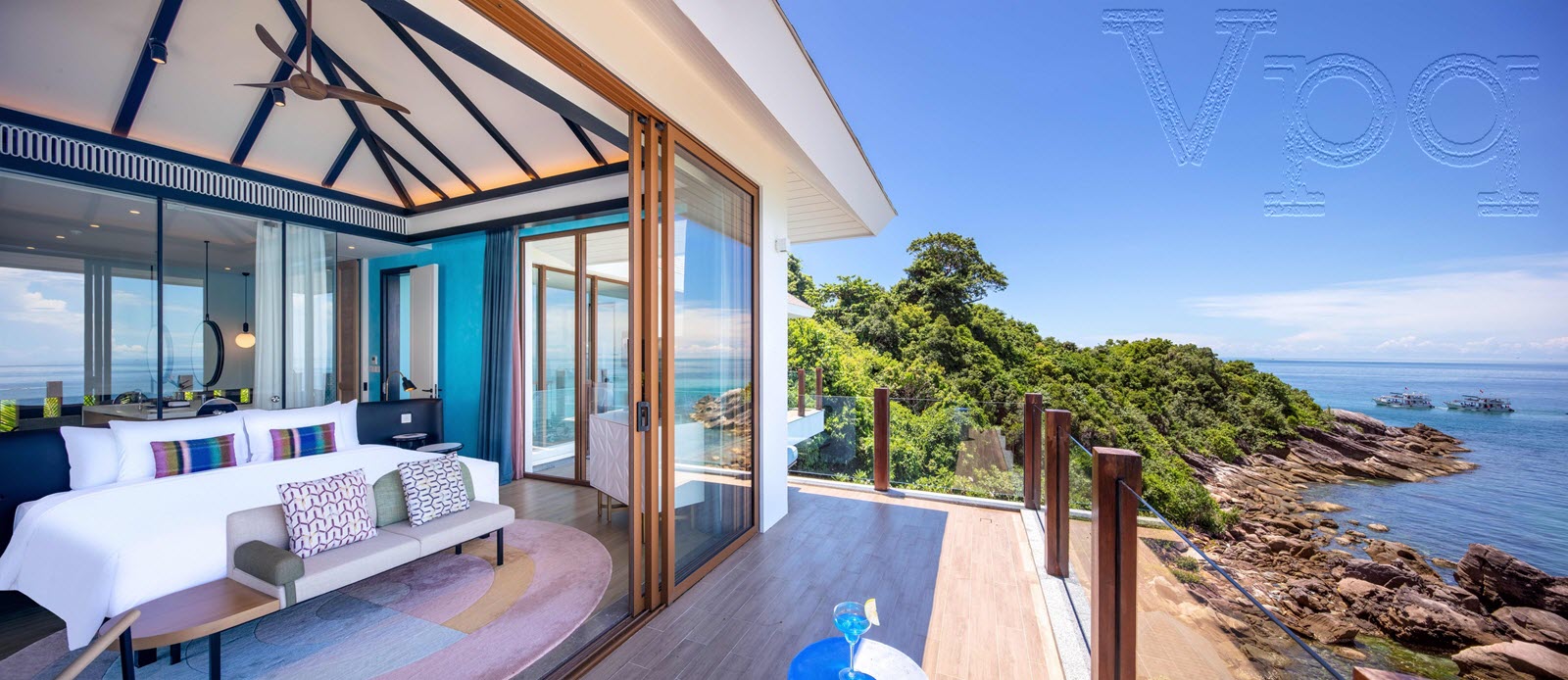 Phòng ngủ biệt thự Sun Premier Village The Eden Bay