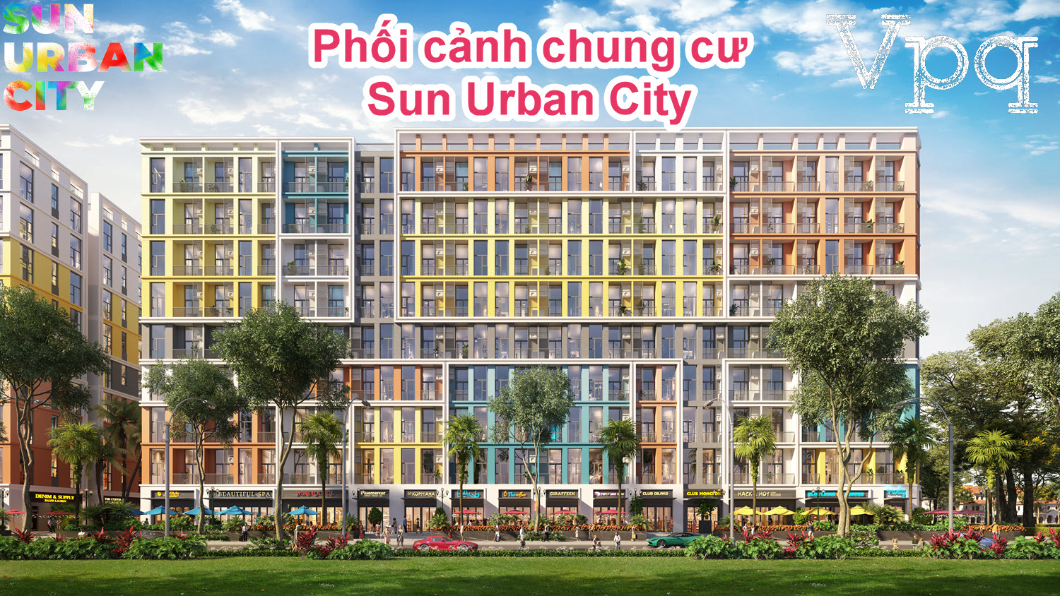 Phối cảnh chung cư Art Residence dự án Sun Urban City Hà Nam