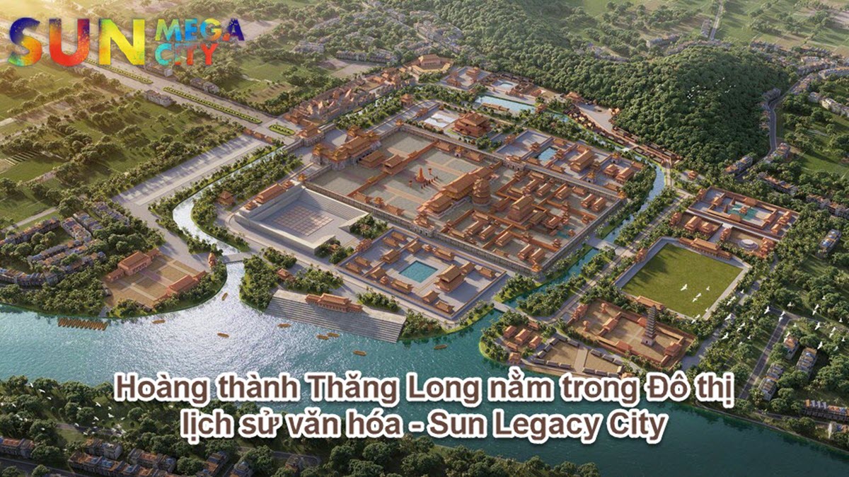 Quần thể du lịch tái hiện Hoàng thành Thăng Long - Linh hồn” của Sun Mega City