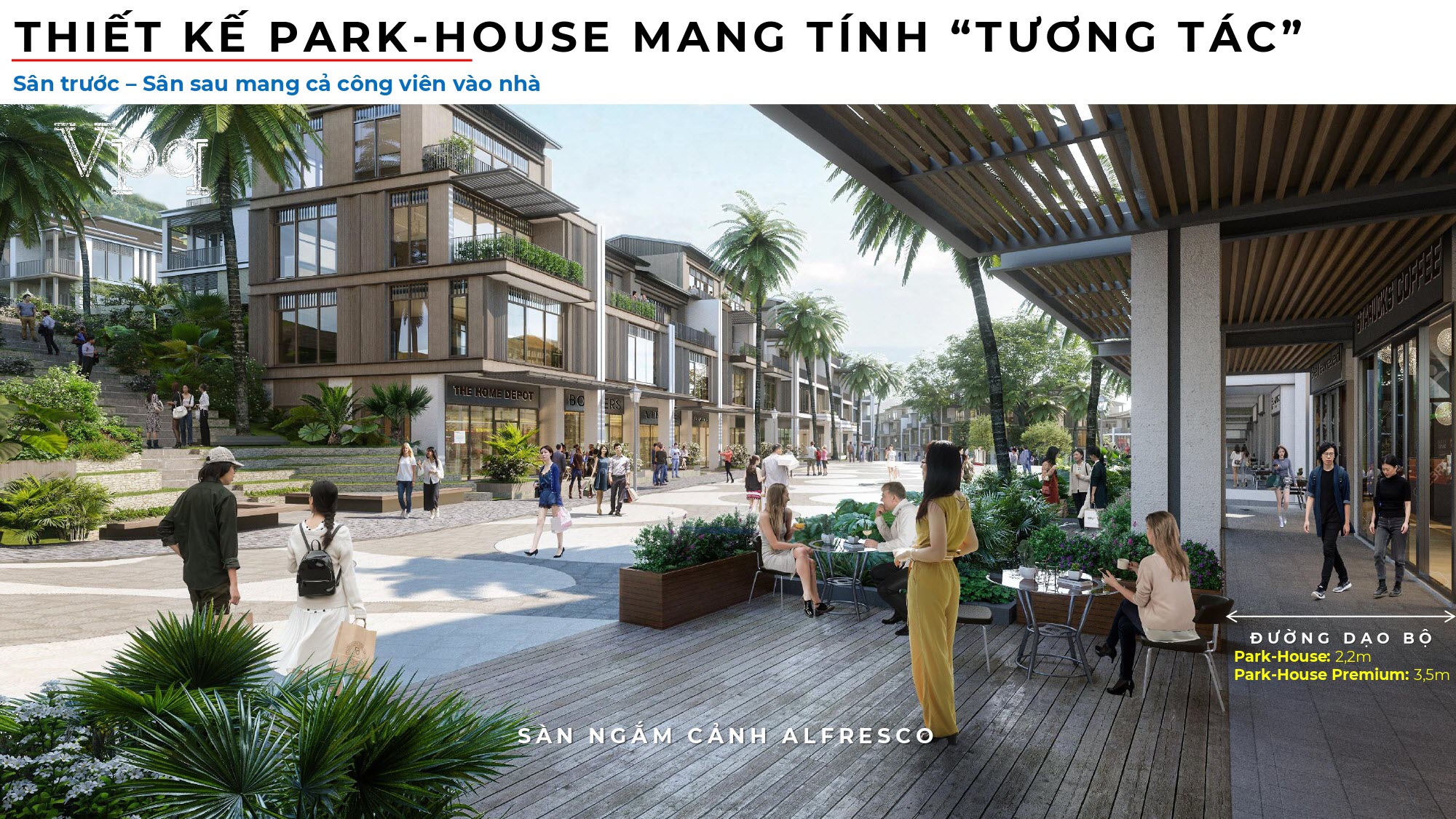 Những căn Park House mang t&iacute;nh tương t&aacute;c giữa kiến tr&uacute;c, dịch vụ v&agrave; con người