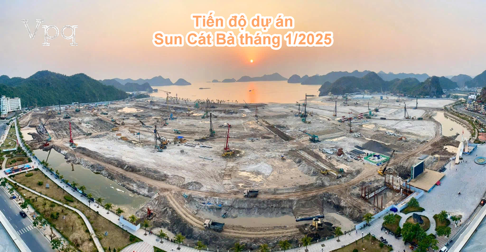 Tiến độ dự &aacute;n Sun C&aacute;t B&agrave; th&aacute;ng 1/2025