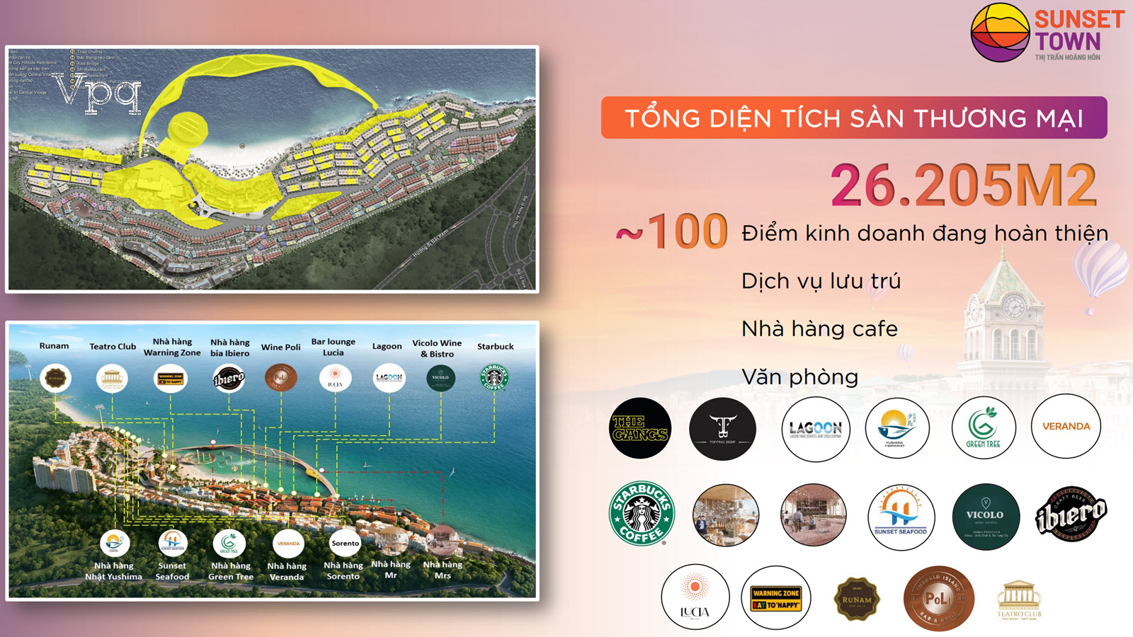 Sunset Town - Vùng đất của hàng trăm tiện ích, trải nghiệm, khám phá