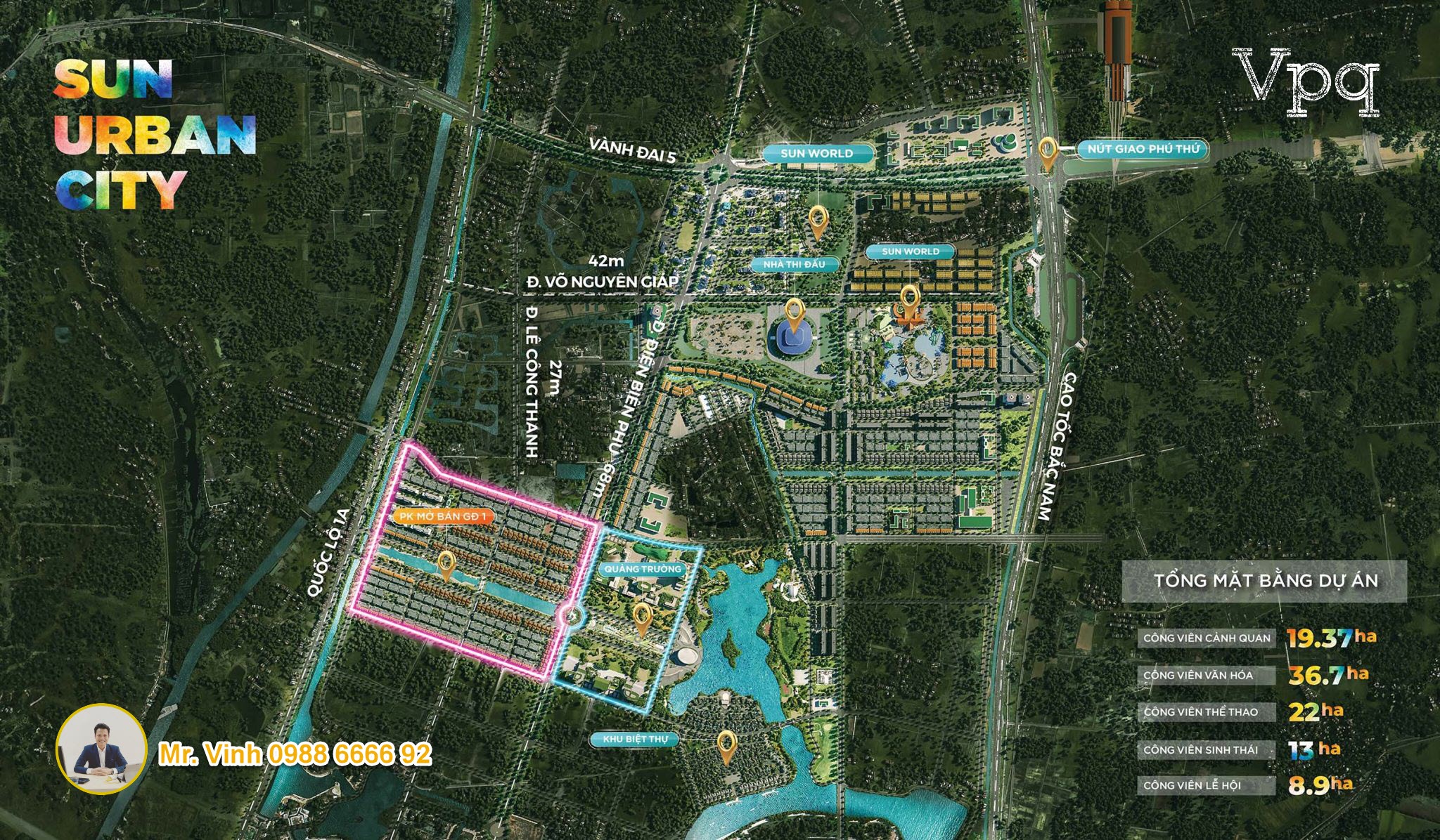 Giao thông đô thị nghỉ dưỡng Sun Urban City
