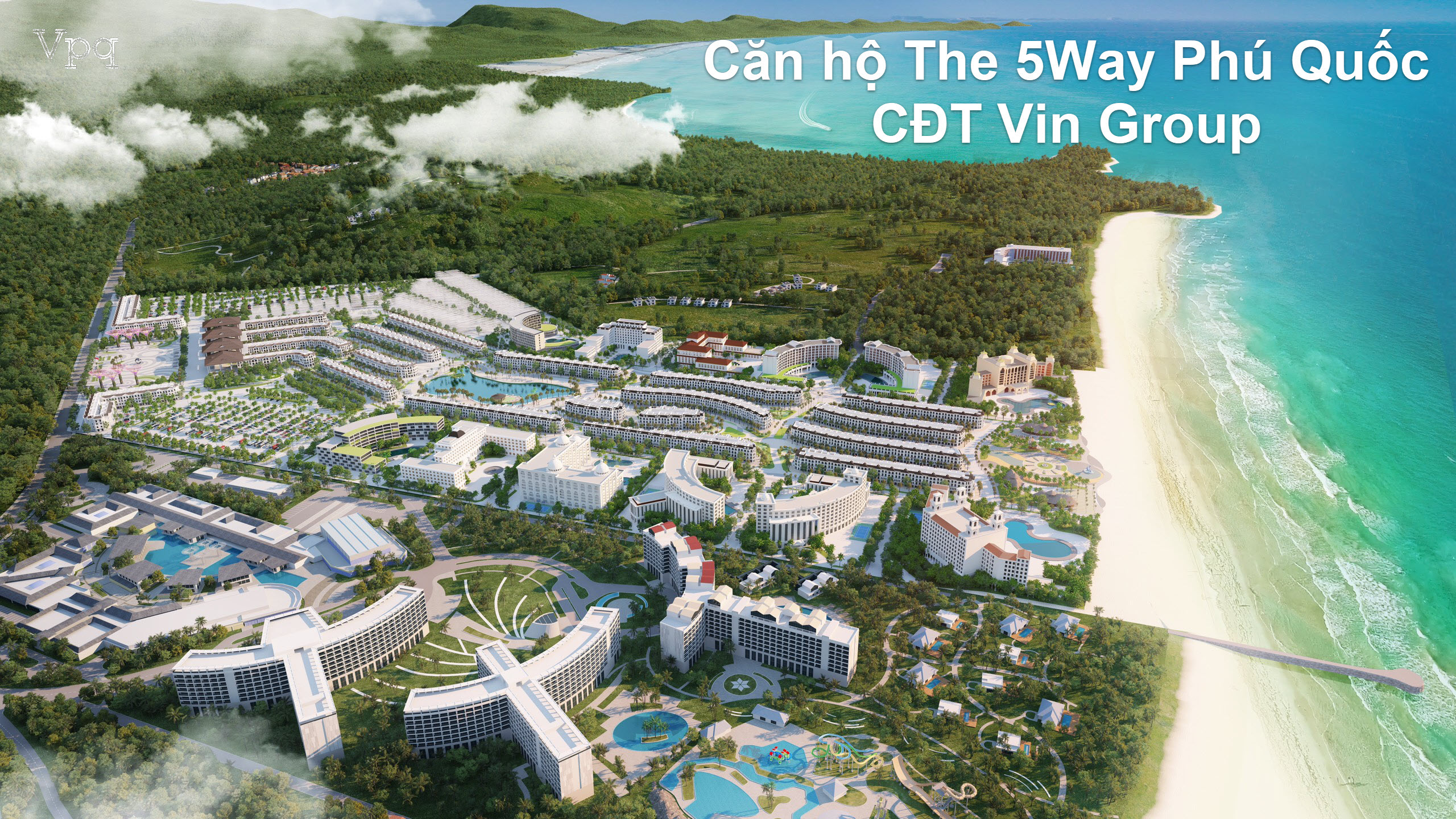 Phối cảnh tổng thể căn hộ The 5Way Phú Quốc