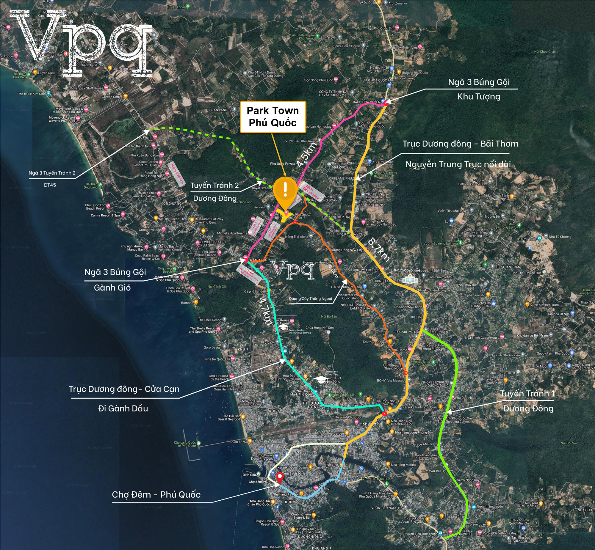 Giao thông thuận tiện là lợi thế của Park Town Phú Quốc