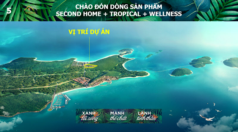 Wellness Second Home phong cách làng nhiệt đới bãi Kem Phú Quốc