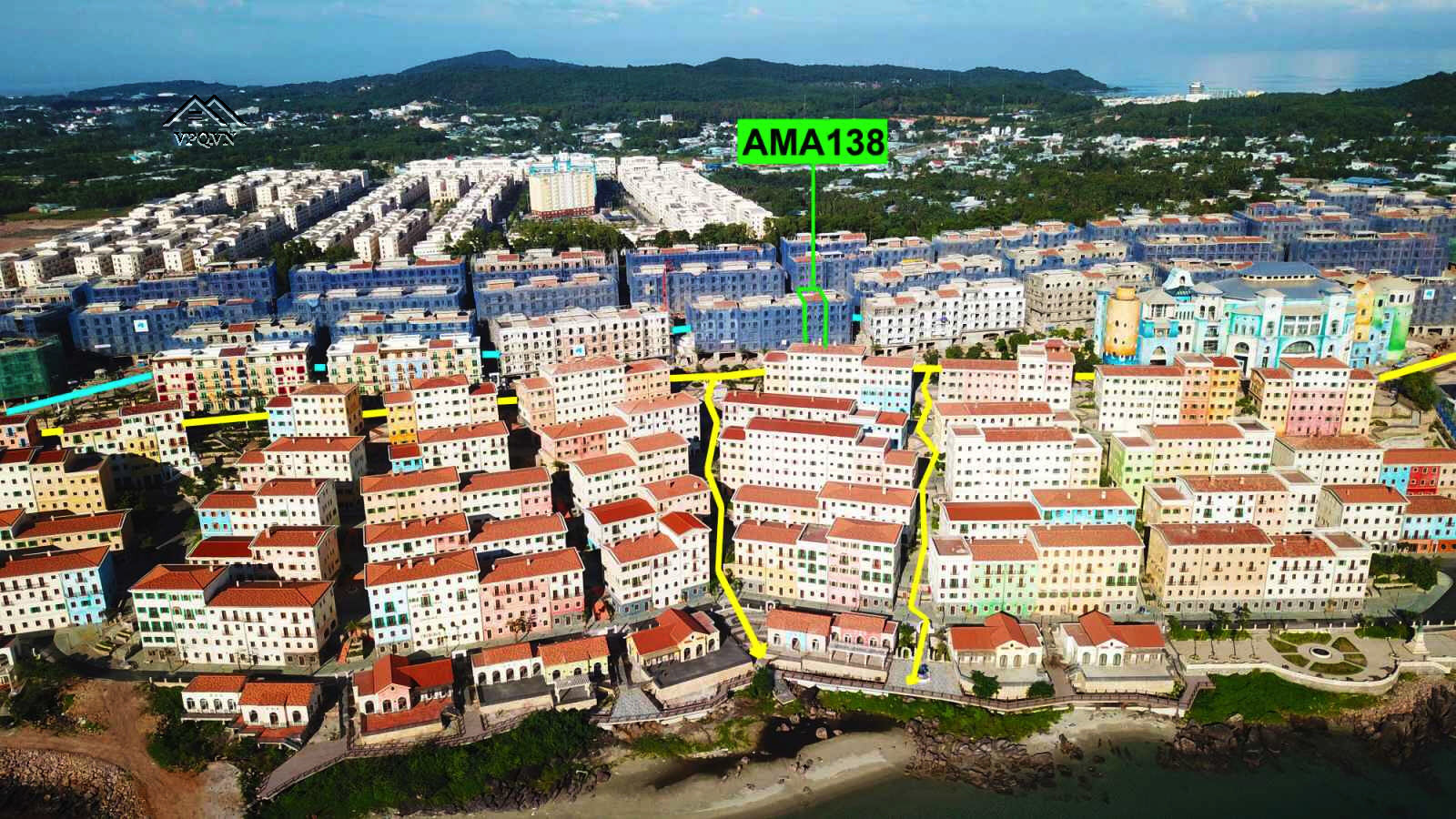 AMA138 nằm tại trung tâm hệ sinh thái bờ Tây Sun Group