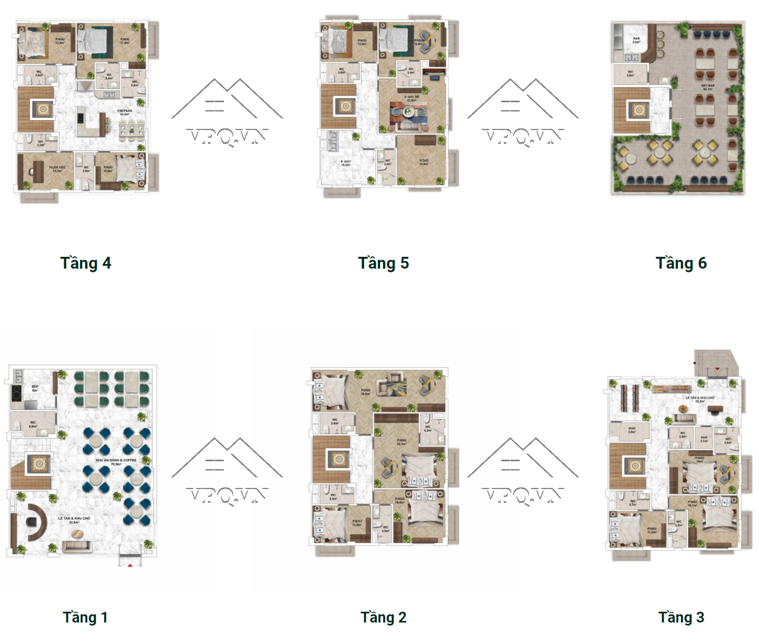 Layout A144 Shophouse The Center