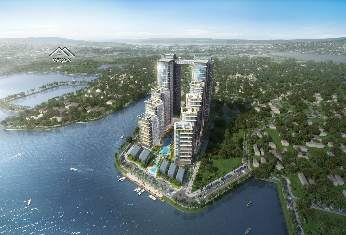 Phối cảnh khu phức hợp Tây Hồ View Hà Nội