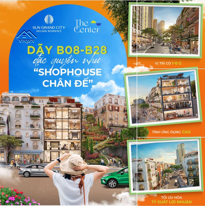 Dãy B08-B28 The Center: Đặc quyền như "Shophouse chân đế"